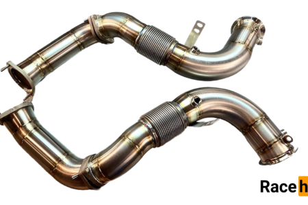 Downpipes 3.3″ and midpipes 3″ for S63B44 M5 F90