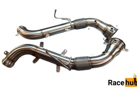 Downpipes 3″ for 3.8 L twin-turbocharged M838T V8 – MCLaren MP 540