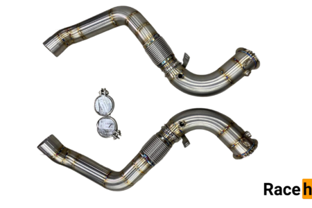 Downpipes 3.3″ and midpipes 3″ for S63B44 M5 F90